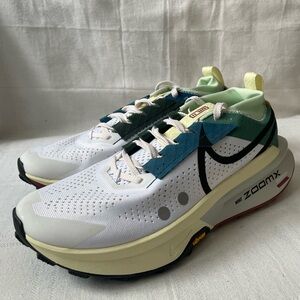 Nike Zoomx Zegama Trail 2 White Black Vibram Shoes Men's Size 10.5 FD5190-101